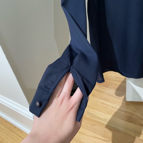 Navy blue blouse - Picture 7 of 12